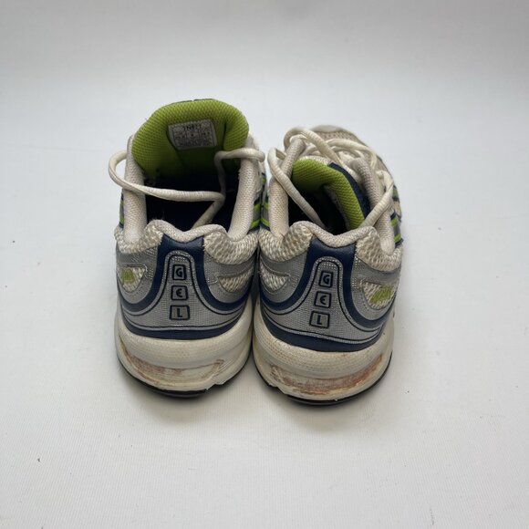 Y2K Asics Shoes Gel Equation 2 Running Sneakers TN871 Neon Green / Blue Wom 8 US - Picture 4 of 16